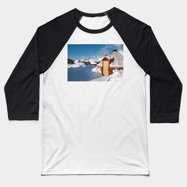 Good Morning, Lyngen Alps! Baseball T-Shirt by krepsher